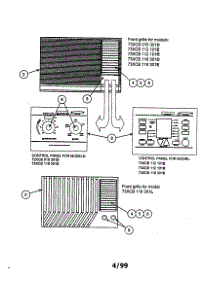 Cooling Only parts for Carrier Room Air Conditioner 73XCB015301D from AppliancePartsPros.com