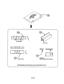 Window Installation Kit parts for Carrier Room Air Conditioner 73XCB112101E from AppliancePartsPros.com