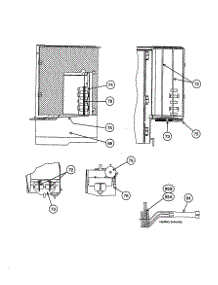 Deflector And Exhaust parts for Carrier Room Air Conditioner 73XCB112101R from AppliancePartsPros.com