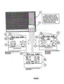 Cooling Only parts for Carrier Room Air Conditioner 73YCA121301R from AppliancePartsPros.com