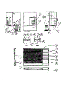 Grille Assembly parts for Carrier Room Air Conditioner 73YCA121301R from AppliancePartsPros.com