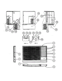 Thermostat & Grille Assembly parts for Carrier Room Air Conditioner 73YCA124301P from AppliancePartsPros.com