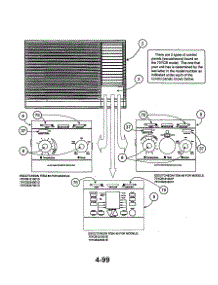 Room Air Conditioner Cooling Only parts for Carrier Room Air Conditioner 73YCB227301D from AppliancePartsPros.com