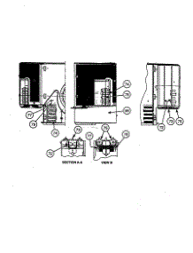Deflector & Exhaust parts for Carrier Room Air Conditioner 73YQB323301D from AppliancePartsPros.com