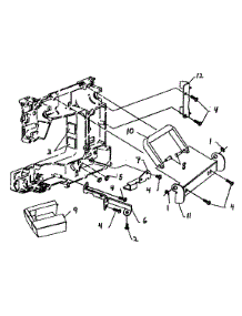 Lt Cabinet Parts parts for Singer Electronic Sewing Machine 7436 from AppliancePartsPros.com
