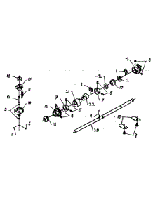 Shaft Assy parts for Singer Electronic Sewing Machine 7436 from AppliancePartsPros.com