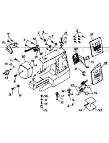 Control Assy parts for Singer Electronic Sewing Machine 7436 from AppliancePartsPros.com