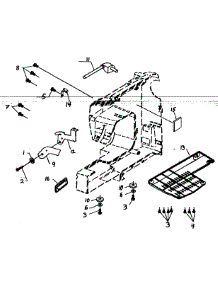 Bottom Cover Assy parts for Singer Electronic Sewing Machine 7436 from AppliancePartsPros.com