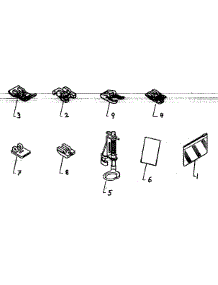Accessory 2 parts for Singer Electronic Sewing Machine 7436 from AppliancePartsPros.com