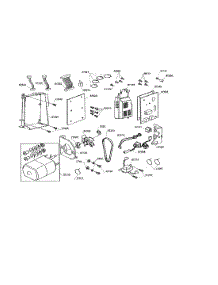 Main Motor / Circuit Board parts for Singer Electronic Sewing Machine 7442 from AppliancePartsPros.com