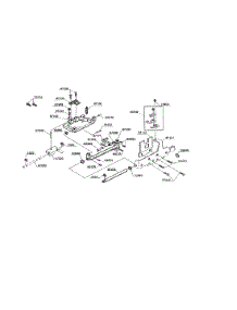 Feed Dog Base parts for Singer Electronic Sewing Machine 7442CL from AppliancePartsPros.com