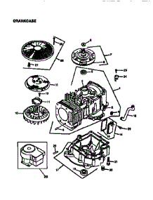 Engine 28Q777-0662-A1 (71 / 500) parts for Craftsman Front-Engine Lawn Tractor 750256060 from AppliancePartsPros.com