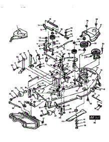 Mower Deck 46" parts for Craftsman Front-Engine Lawn Tractor 750256060 from AppliancePartsPros.com