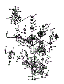 Transaxle Case parts for Craftsman Front-Engine Lawn Tractor 750256060 from AppliancePartsPros.com
