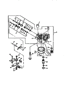 Center Case parts for Craftsman Front-Engine Lawn Tractor 750256060 from AppliancePartsPros.com