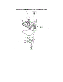 Oil Pan / Lubrication parts for Kohler Lawn & Garden Engine 752KSV5903 from AppliancePartsPros.com