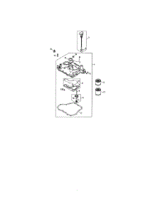 Oil Pan / Lubrication parts for Kohler Lawn & Garden Engine 752KSV6000225 from AppliancePartsPros.com