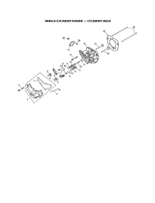 Cylinder Head parts for Kohler Lawn & Garden Engine 752KSV6009 from AppliancePartsPros.com