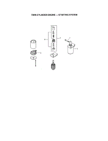 Starting System parts for Kohler Lawn & Garden Engine 752KSV6009 from AppliancePartsPros.com