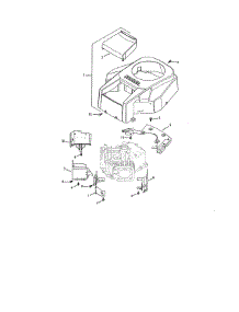 Blower Housing / Baffles parts for Kohler Lawn & Garden Engine 752KSV7311 from AppliancePartsPros.com