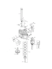 Crankshaft / Crankcase parts for Kohler Lawn & Garden Engine 752KSV7410 from AppliancePartsPros.com