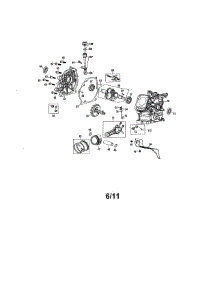 Crankshaft / Crankcase / Camshaft parts for Mtd Lawn & Garden Engine 752Z370-JU from AppliancePartsPros.com