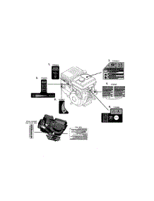 Decals parts for Mtd Lawn & Garden Engine 752Z483-SUA from AppliancePartsPros.com