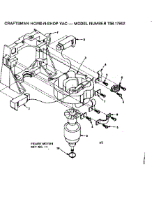 Field And Armature Assembly parts for Craftsman Wet/Dry Vacuum 75817802 from AppliancePartsPros.com