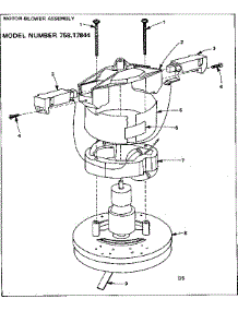 Motor-Blower parts for Craftsman Wet/Dry Vacuum 75817844 from AppliancePartsPros.com