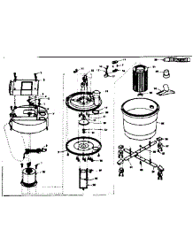 Base Assembly parts for Craftsman Wet/Dry Vacuum 75817855 from AppliancePartsPros.com