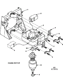 Frame Motor parts for Craftsman Wet/Dry Vacuum 75817870 from AppliancePartsPros.com