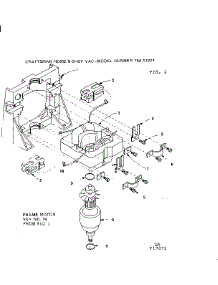 Frame Motor parts for Craftsman Wet/Dry Vacuum 75817871 from AppliancePartsPros.com