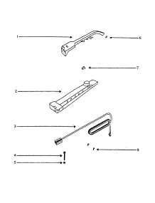 Handle parts for Eureka Upright Vacuum 7602A from AppliancePartsPros.com