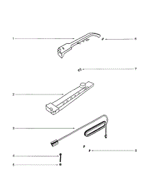 Handle parts for Eureka Upright Vacuum 7602B from AppliancePartsPros.com