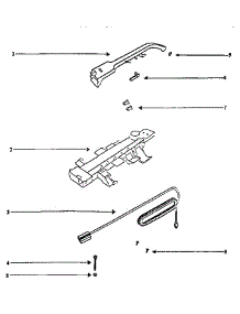 Handle parts for Eureka Upright Vacuum 7611AT from AppliancePartsPros.com