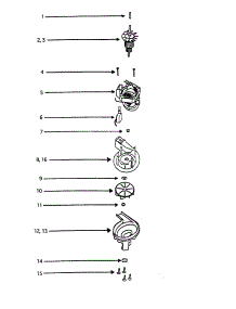 Motor parts for Eureka Upright Vacuum 7612BT from AppliancePartsPros.com