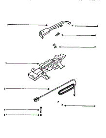 Handle parts for Eureka Upright Vacuum 7625AT from AppliancePartsPros.com
