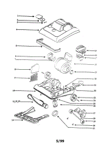 Base parts for Eureka Upright Vacuum 7626BTH from AppliancePartsPros.com