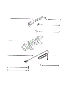 Handle parts for Eureka Upright Vacuum 7626BTH from AppliancePartsPros.com