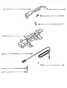 Handle parts for Eureka Upright Vacuum 7640AT from AppliancePartsPros.com