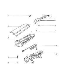 Handle / Rear Housing / Front Cover parts for Eureka Upright Vacuum 7671BH-1 from AppliancePartsPros.com