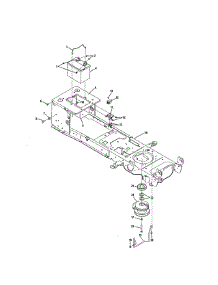 Frame / Battery / Pto parts for Cub Cadet Front-Engine Lawn Tractor 767332 from AppliancePartsPros.com