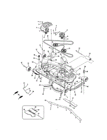 54" Deck parts for Cub Cadet Front-Engine Lawn Tractor 767332 from AppliancePartsPros.com