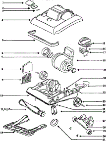Nozzle And Motor Assembly parts for Eureka Upright Vacuum 7682ATH from AppliancePartsPros.com