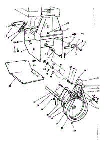 Drive Train parts for Craftsman Electric Snowblower 768884800 from AppliancePartsPros.com