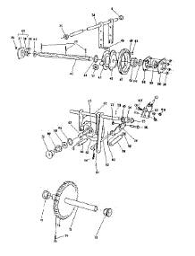 Drive Train parts for Craftsman Electric Snowblower 768884800 from AppliancePartsPros.com