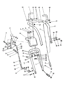 Handle Assembly parts for Craftsman Electric Snowblower 768884800 from AppliancePartsPros.com