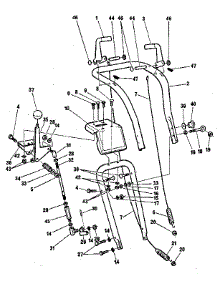 Handle Assembly parts for Craftsman Electric Snowblower 768884900 from AppliancePartsPros.com