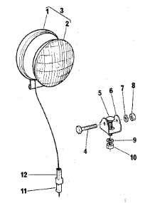 Light Kit parts for Craftsman Electric Snowblower 768884900 from AppliancePartsPros.com