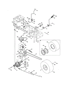 Transmission parts for Mtd Front-Engine Lawn Tractor 769-05404 from AppliancePartsPros.com